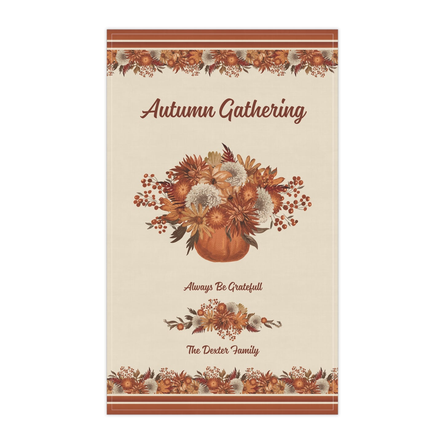 Personalized Autumn Gathering