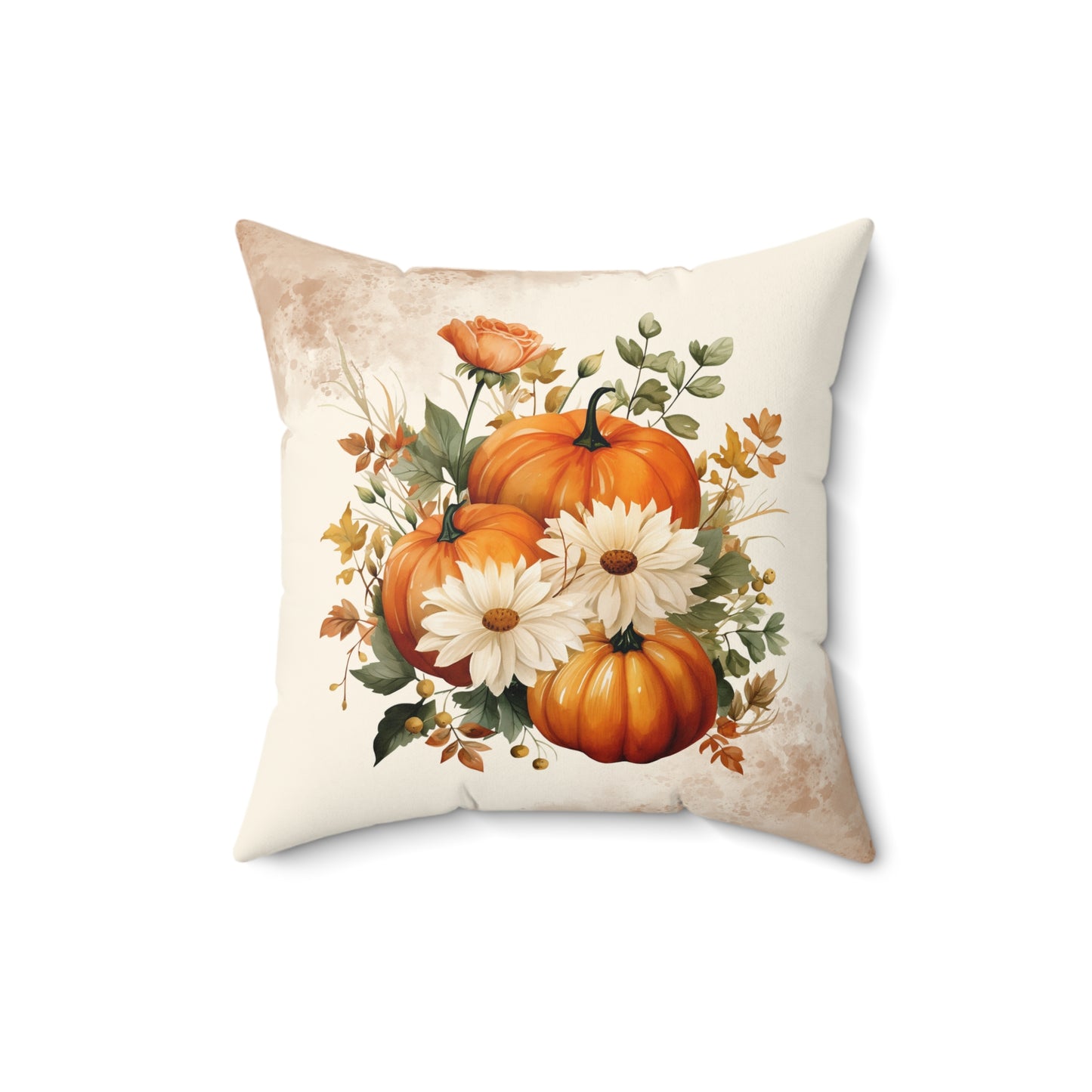Watercolor Autumn Pumpkins