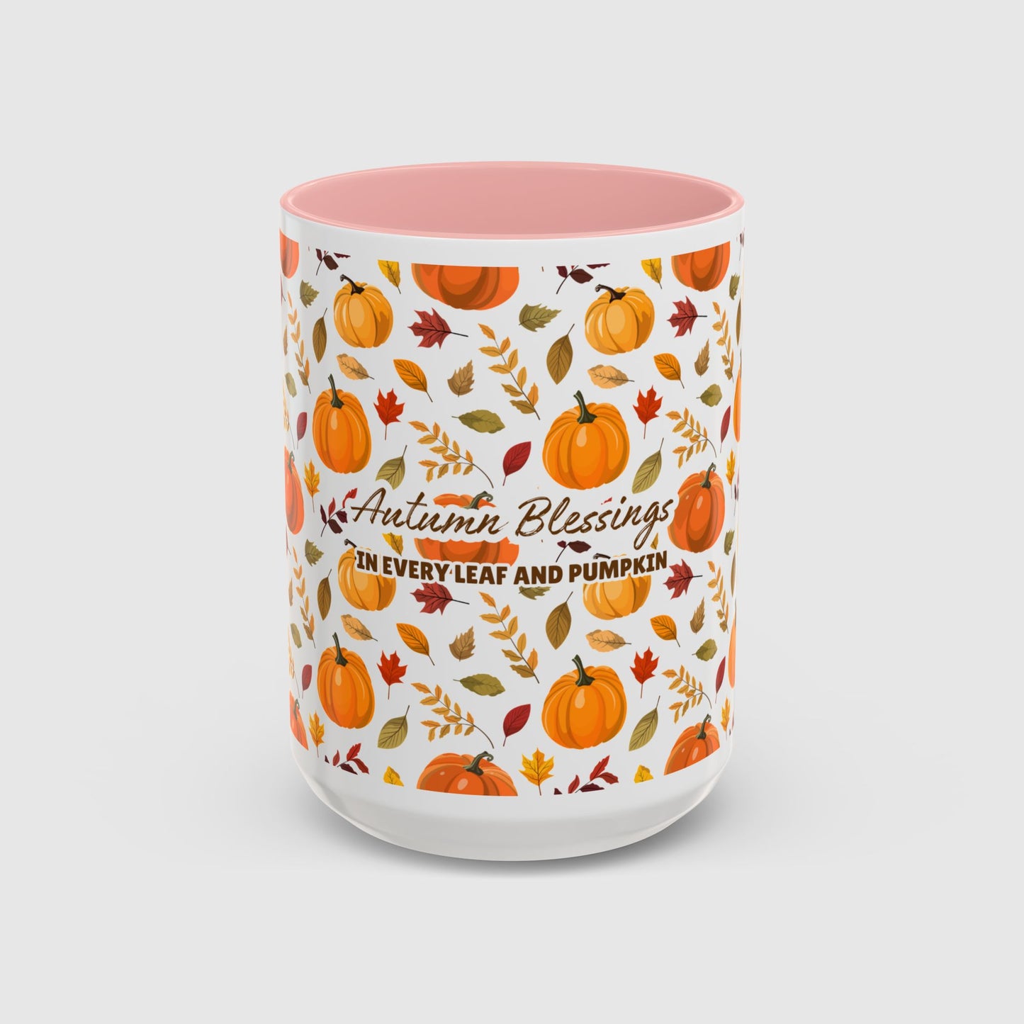 Autumn Blessings In Every Leaf and Pumpkin