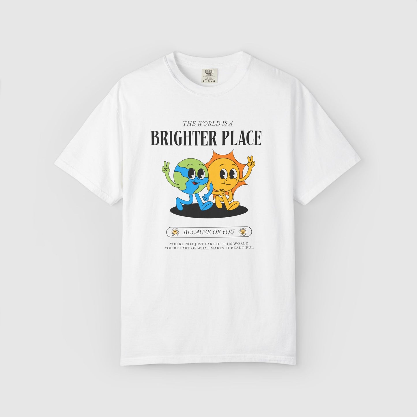 The world is a brighter place