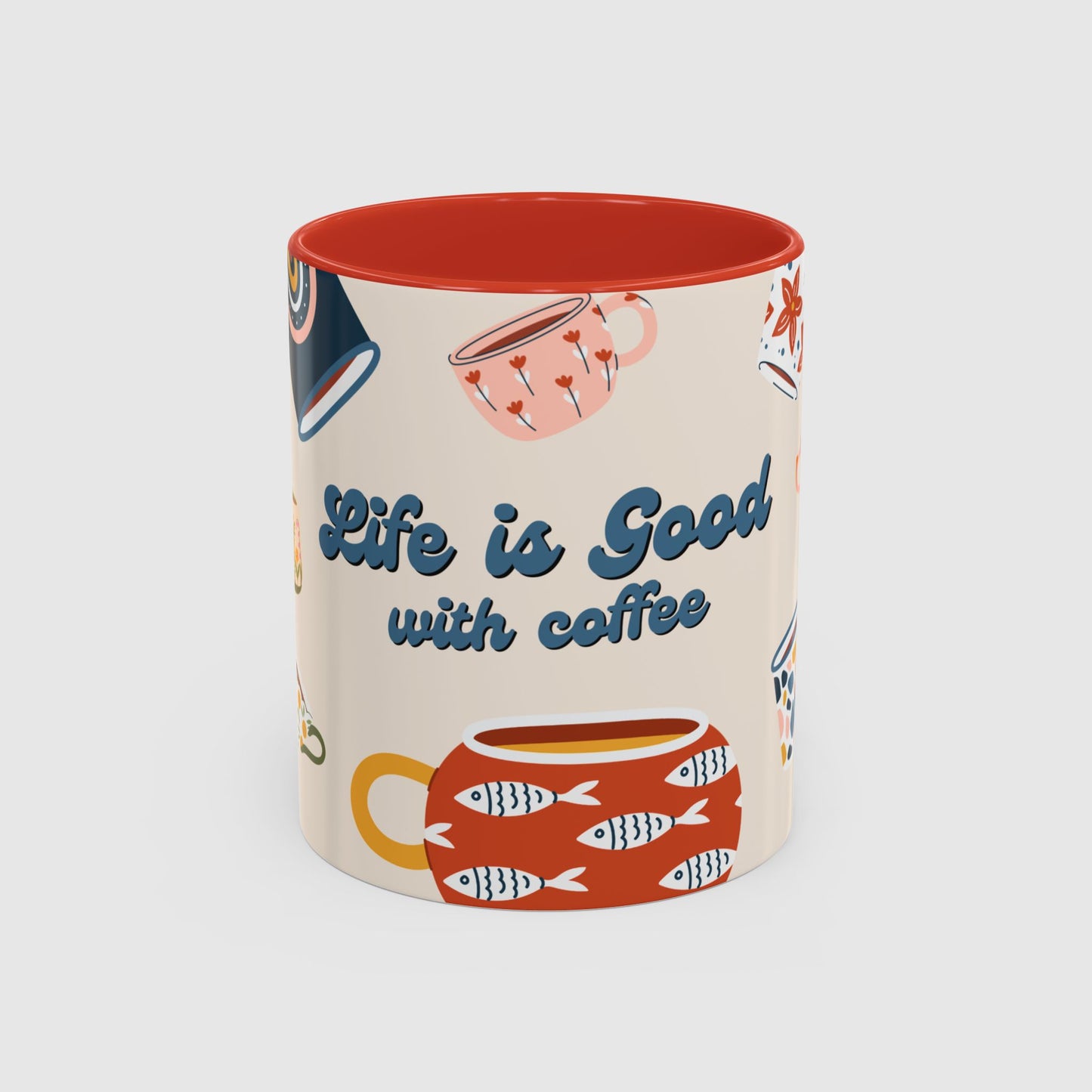 Life is good with coffee - Mug