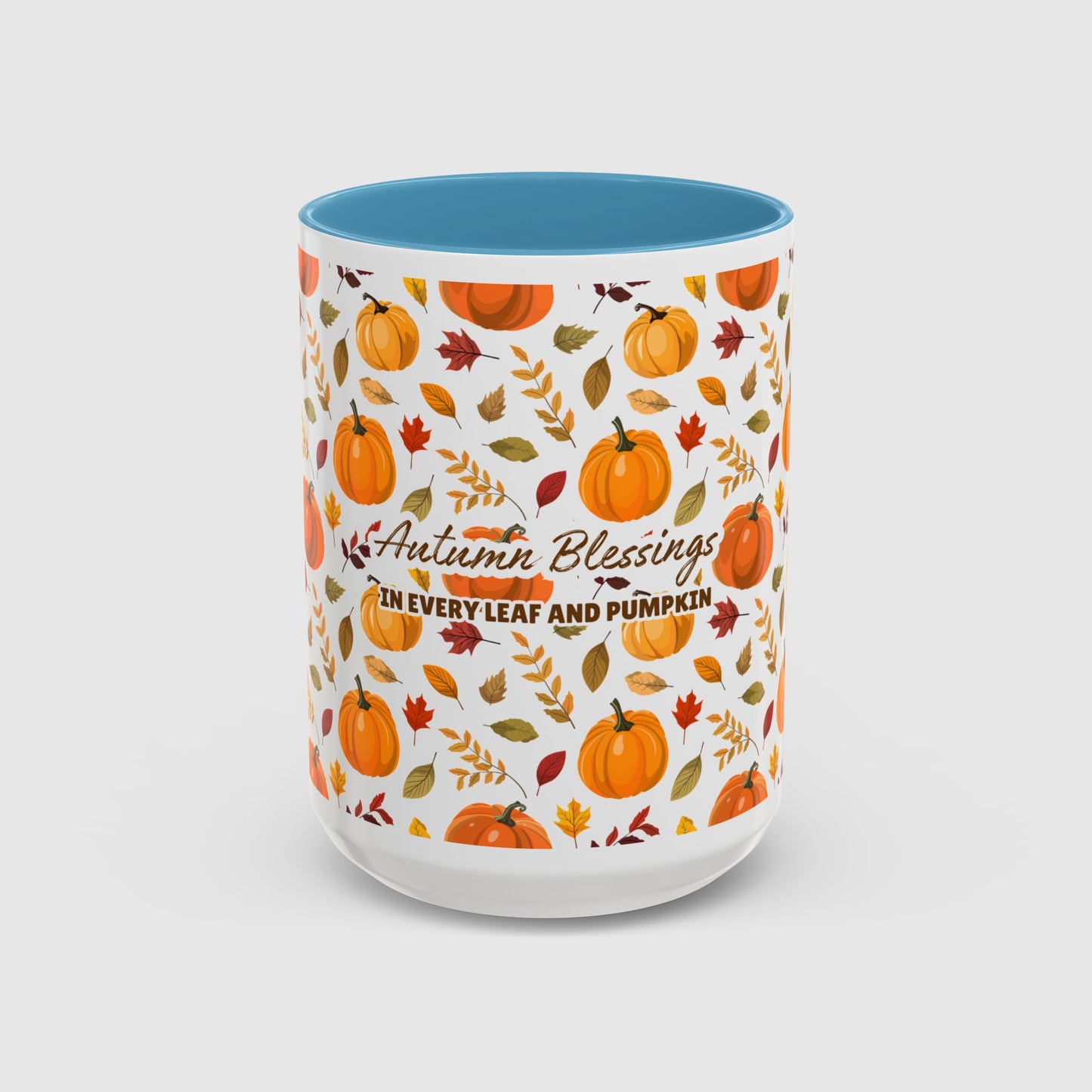 Autumn Blessings In Every Leaf and Pumpkin