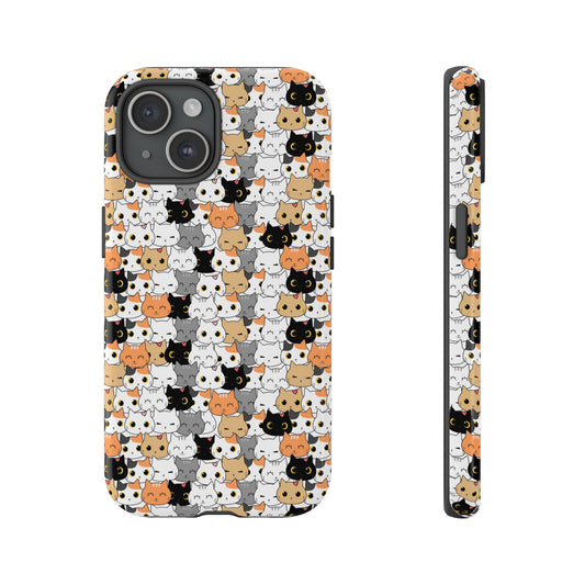 Kitty Crowd - Phone case