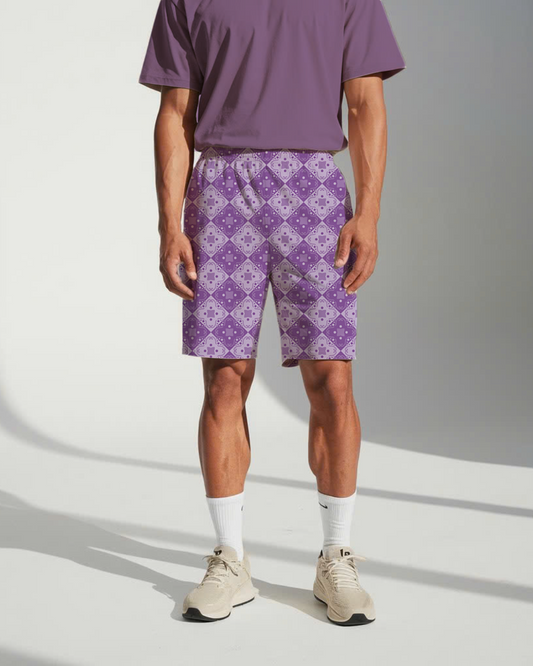 Violet Matrix Shorts