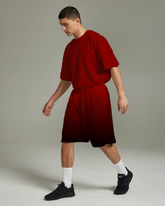 Crimson Shadow Shorts