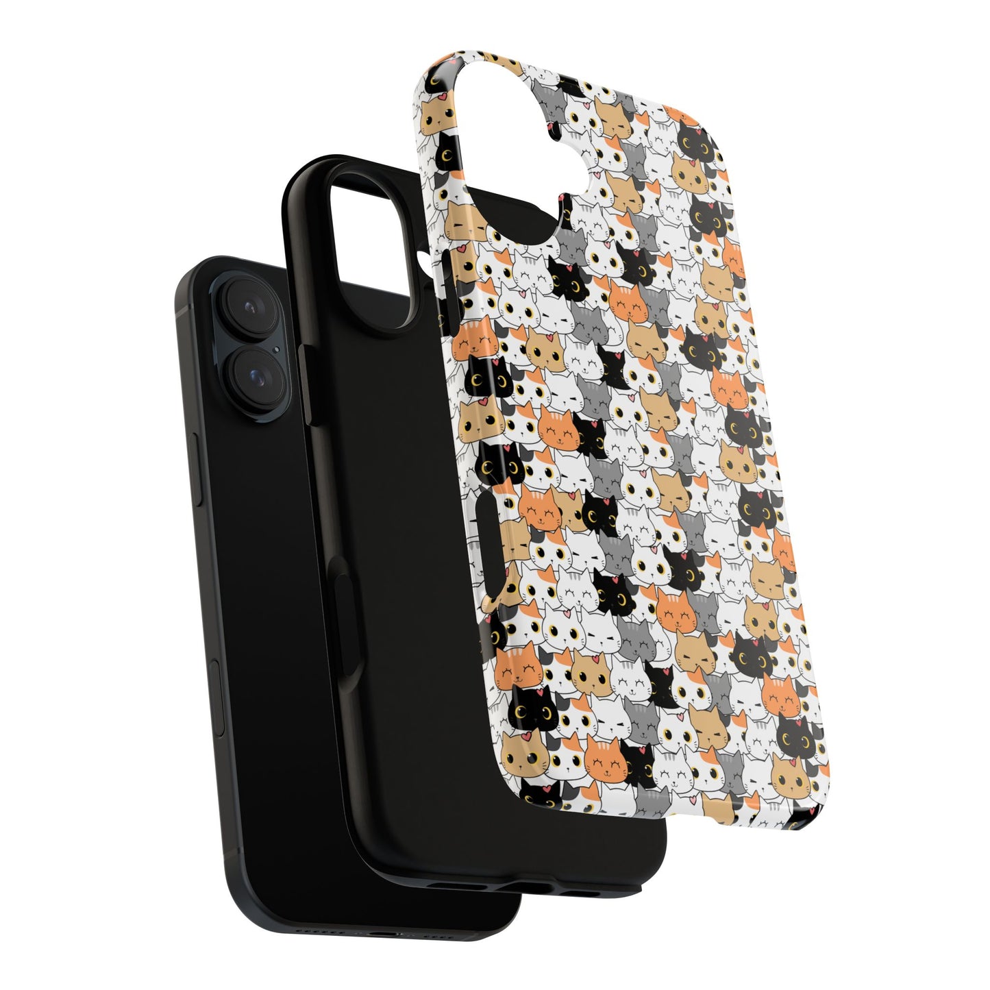 Kitty Crowd - Phone case