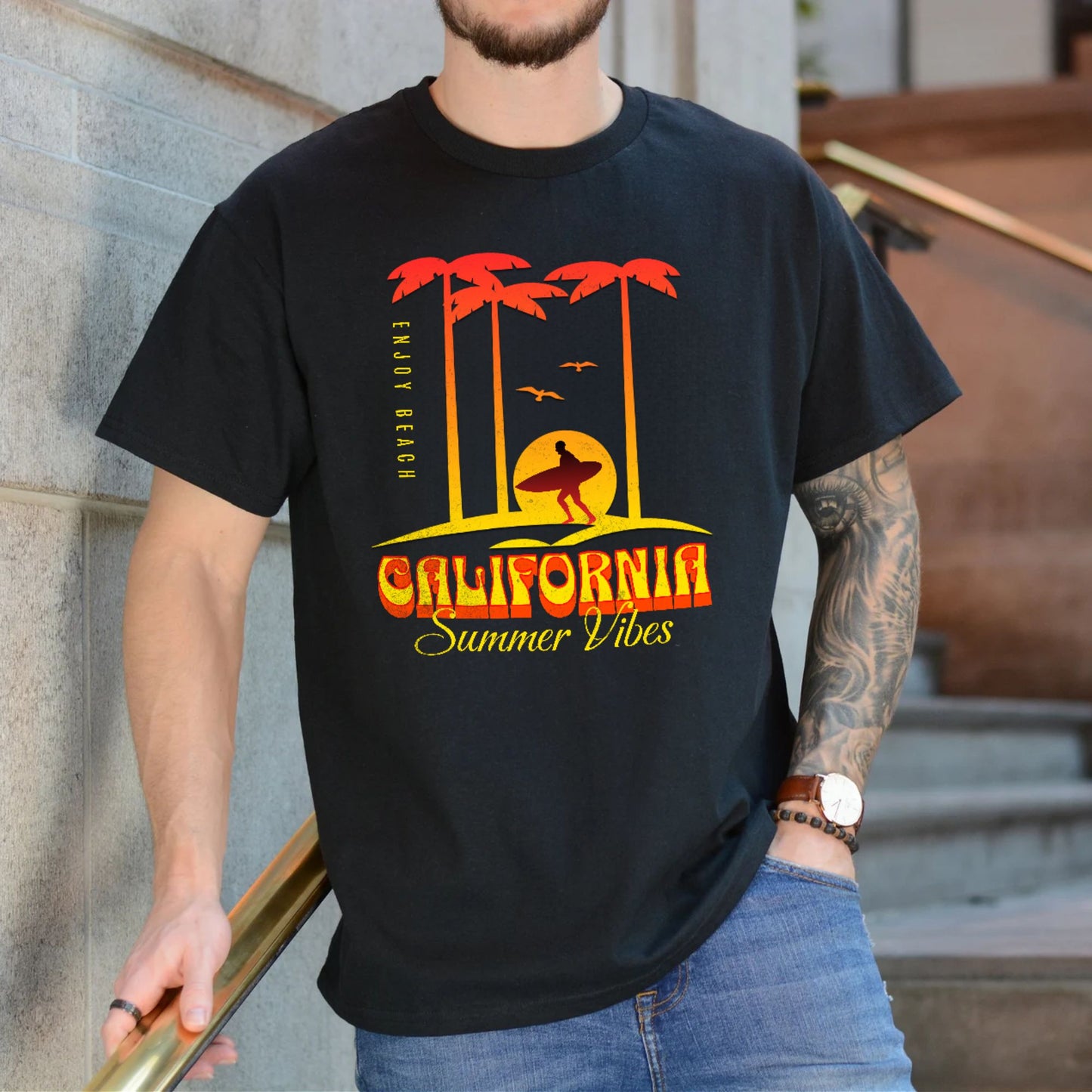 Summer Vibes Oversized Tee