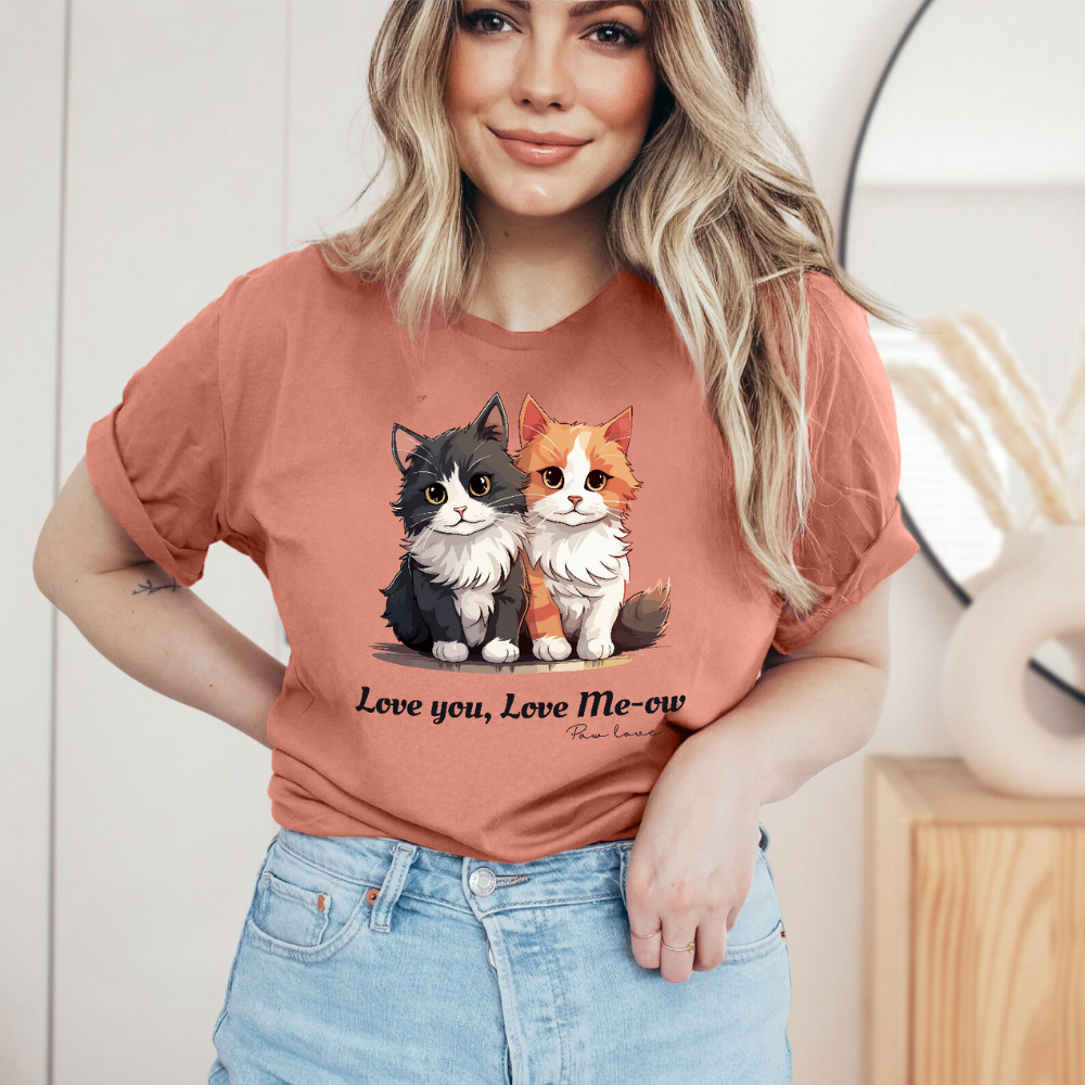 Love You, Love Me-ow - TShirt