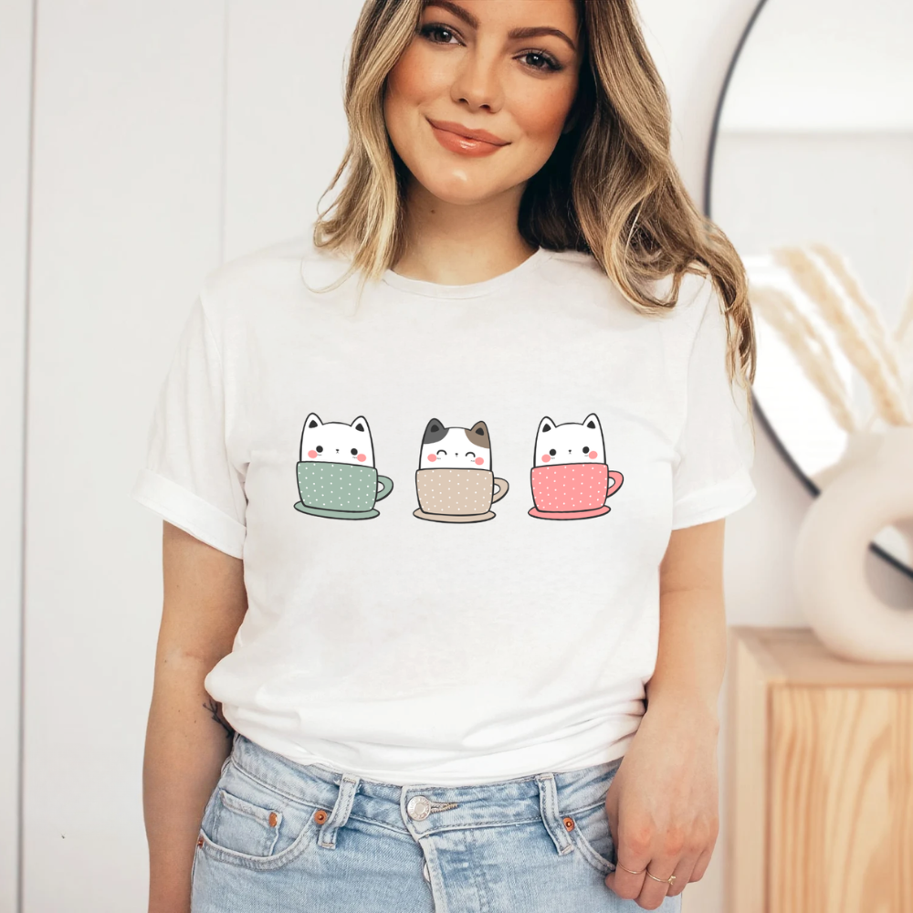 Cats in Coffee Cups