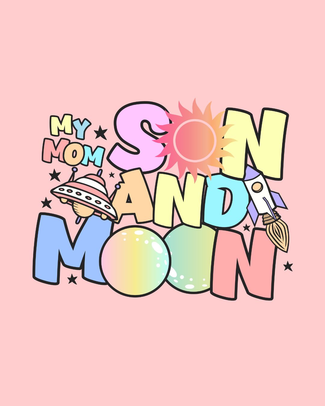 Sun & Moon Mom - TShirt