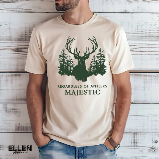 Majestic, regardless of antlers