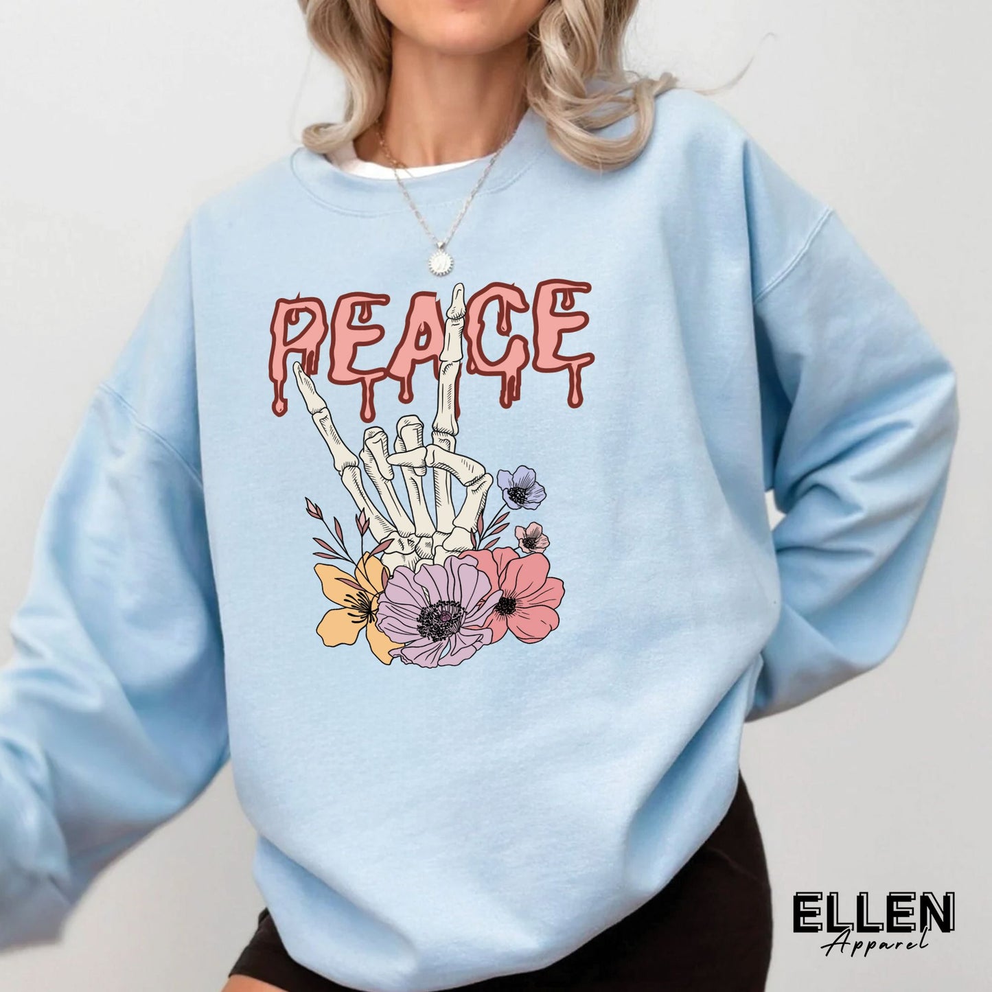 Peace - Skeleton hand