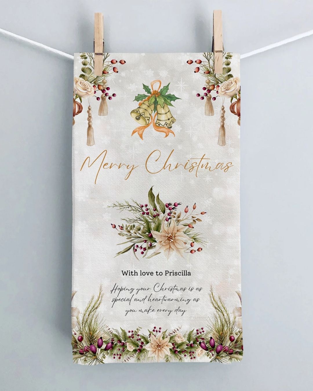 Golden Christmas Bells