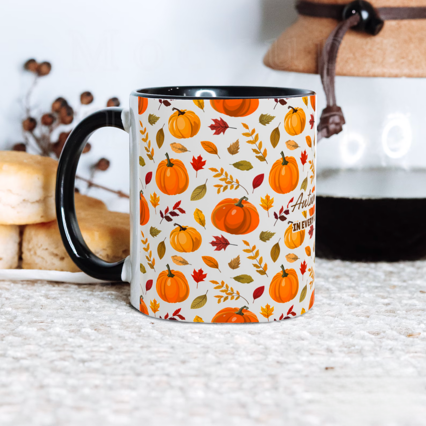 Autumn Blessings In Every Leaf and Pumpkin