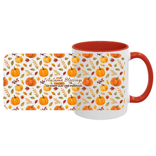 Autumn Blessings In Every Leaf and Pumpkin