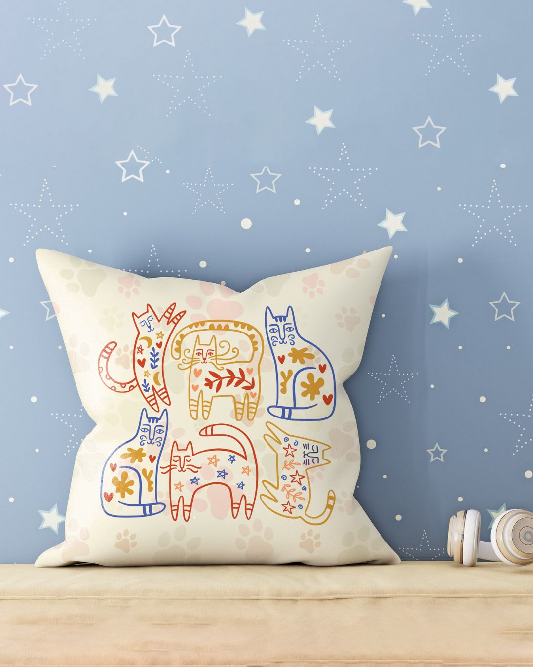 Whimsical Feline Flourish