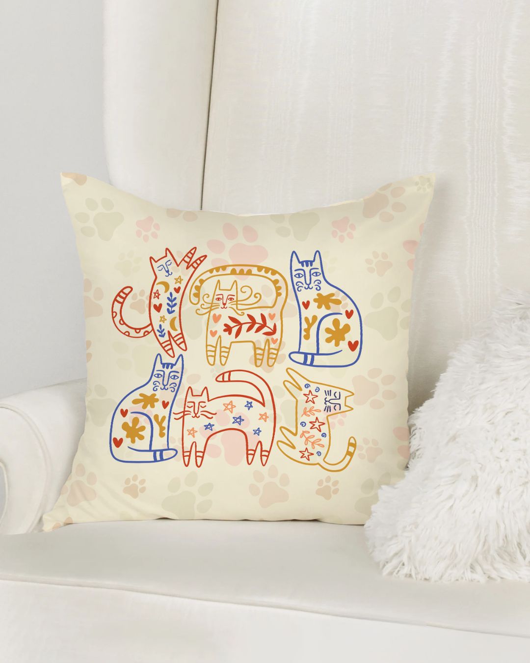 Whimsical Feline Flourish