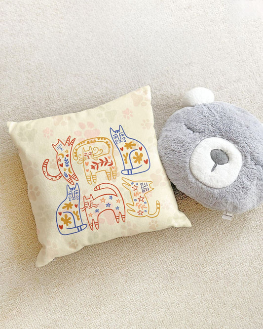 Whimsical Feline Flourish