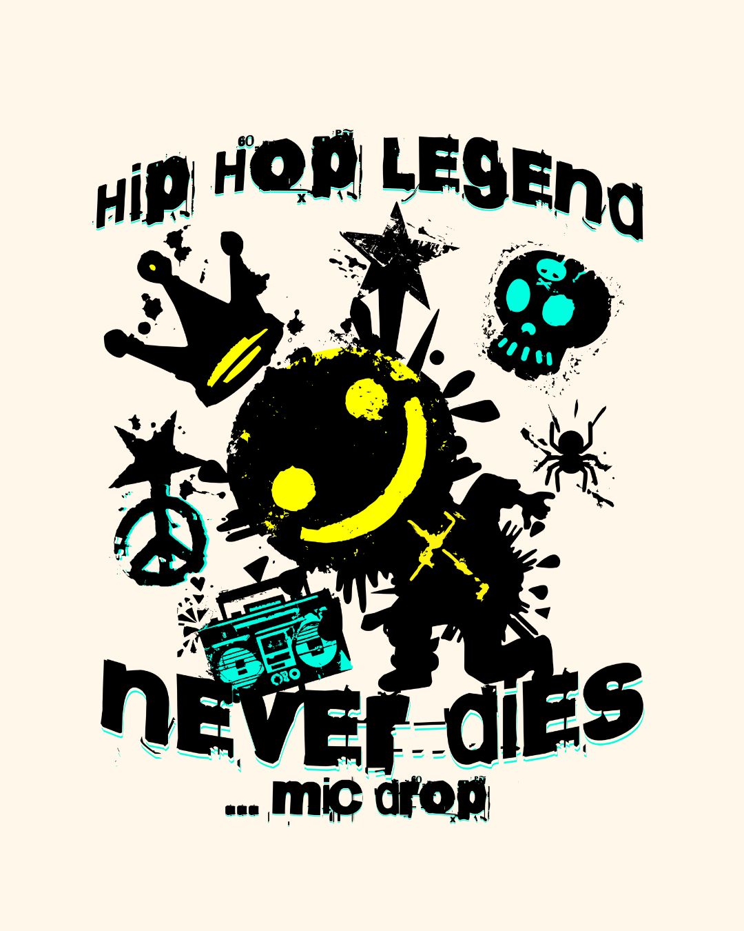 Hip Hop Legend Never Dies (Back)