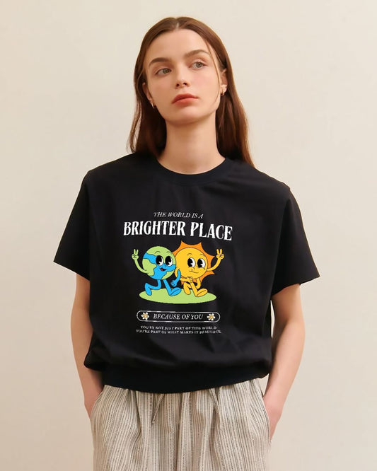 The world is a brighter place