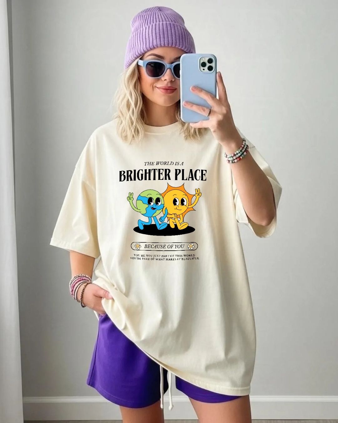 The world is a brighter place
