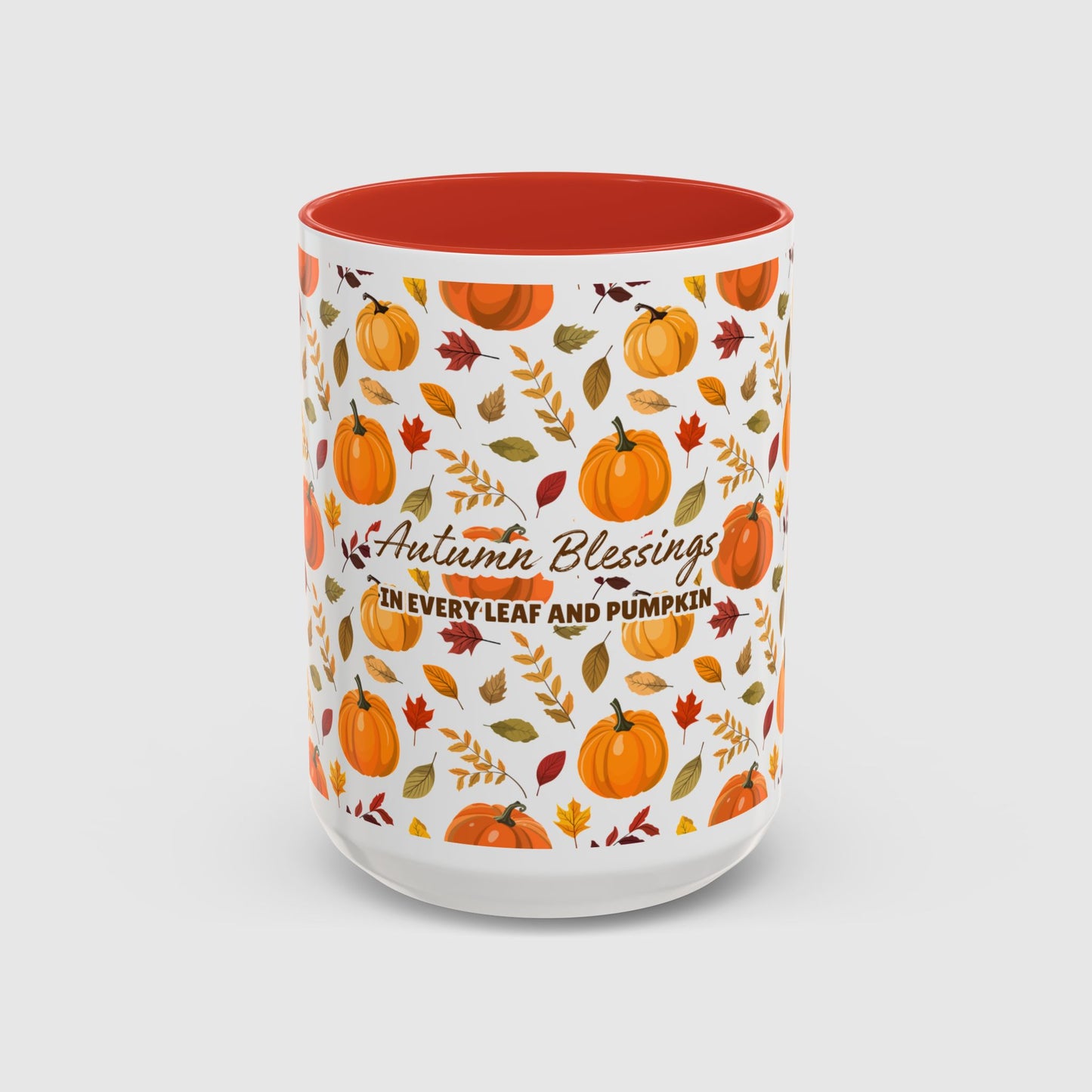 Autumn Blessings In Every Leaf and Pumpkin