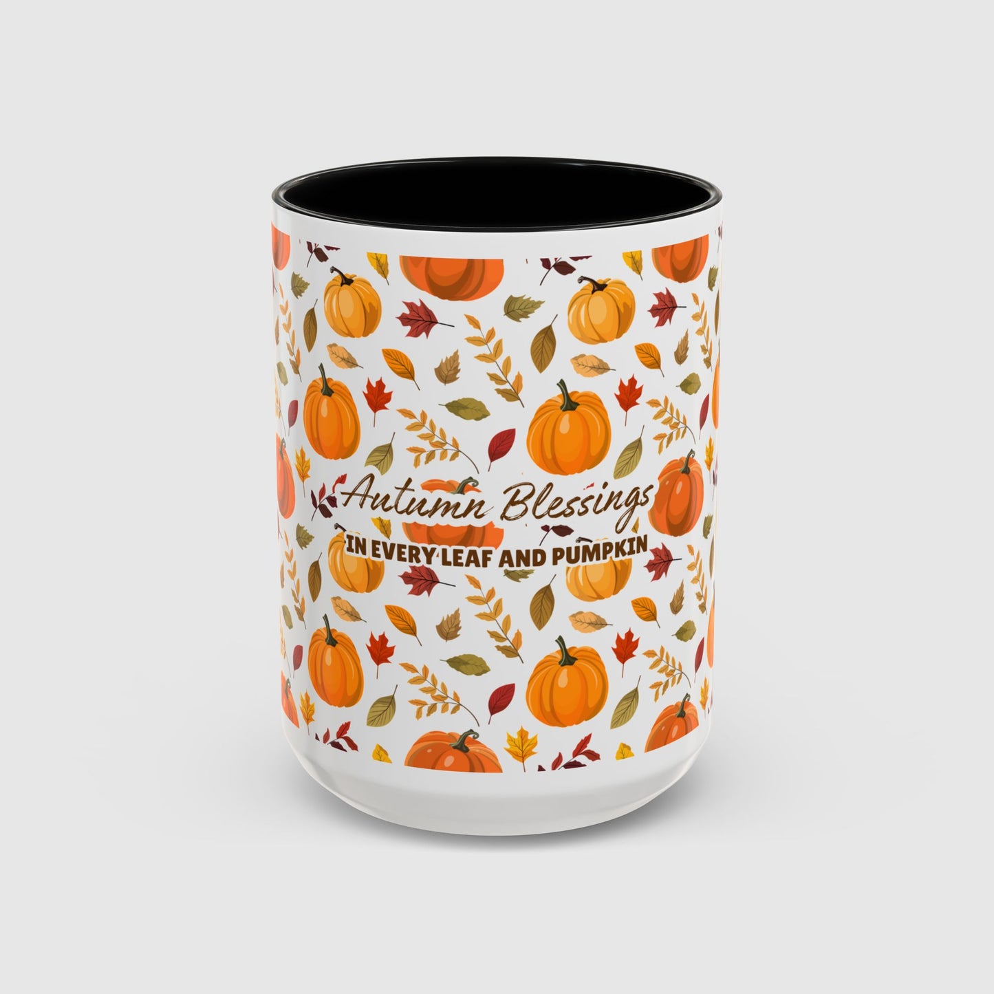 Autumn Blessings In Every Leaf and Pumpkin
