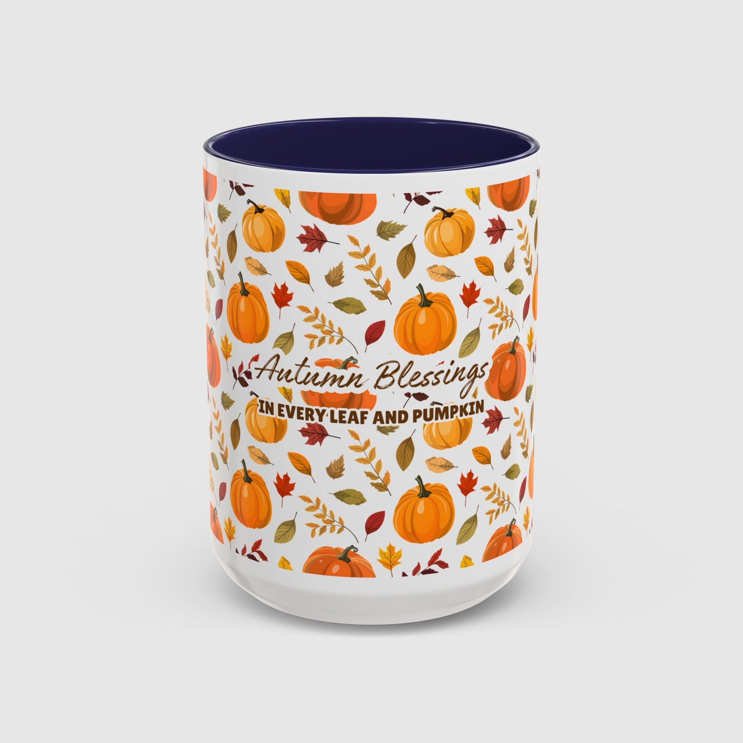 Autumn Blessings In Every Leaf and Pumpkin