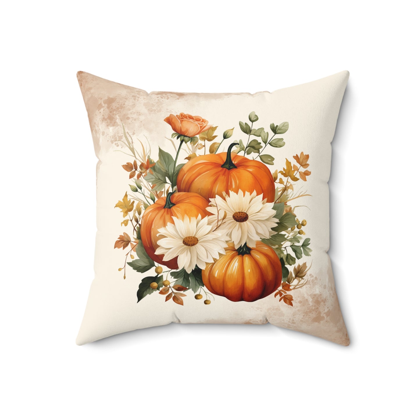 Watercolor Autumn Pumpkins