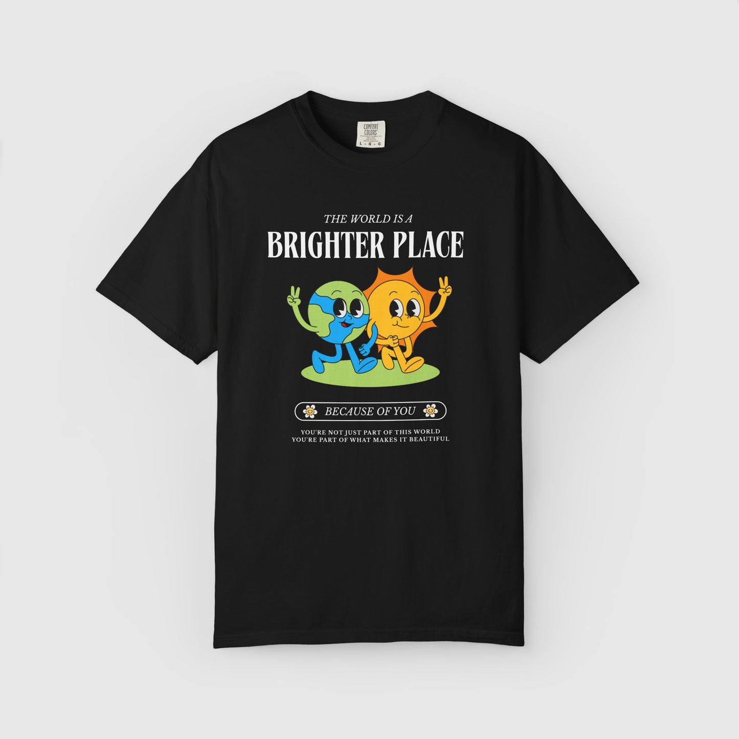 The world is a brighter place
