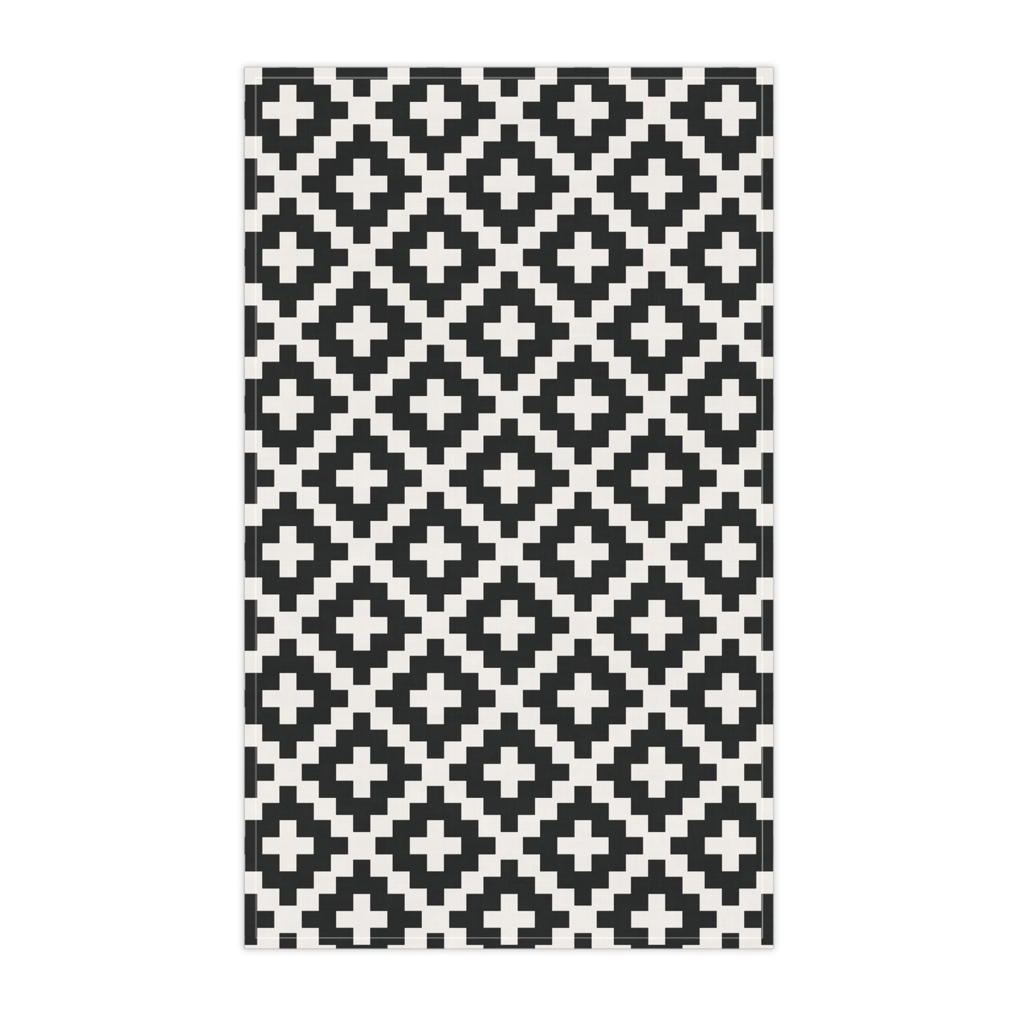 Black and White Lattice Pattern