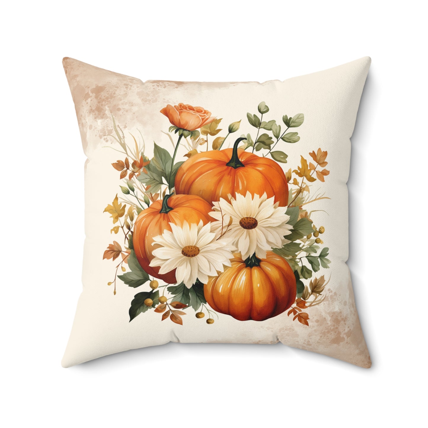 Watercolor Autumn Pumpkins