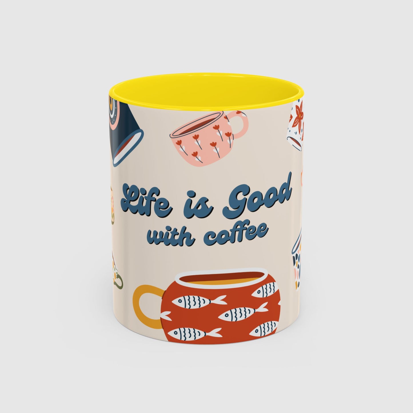 Life is good with coffee - Mug