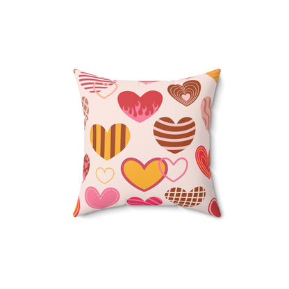 Kitsch Hearts Throw