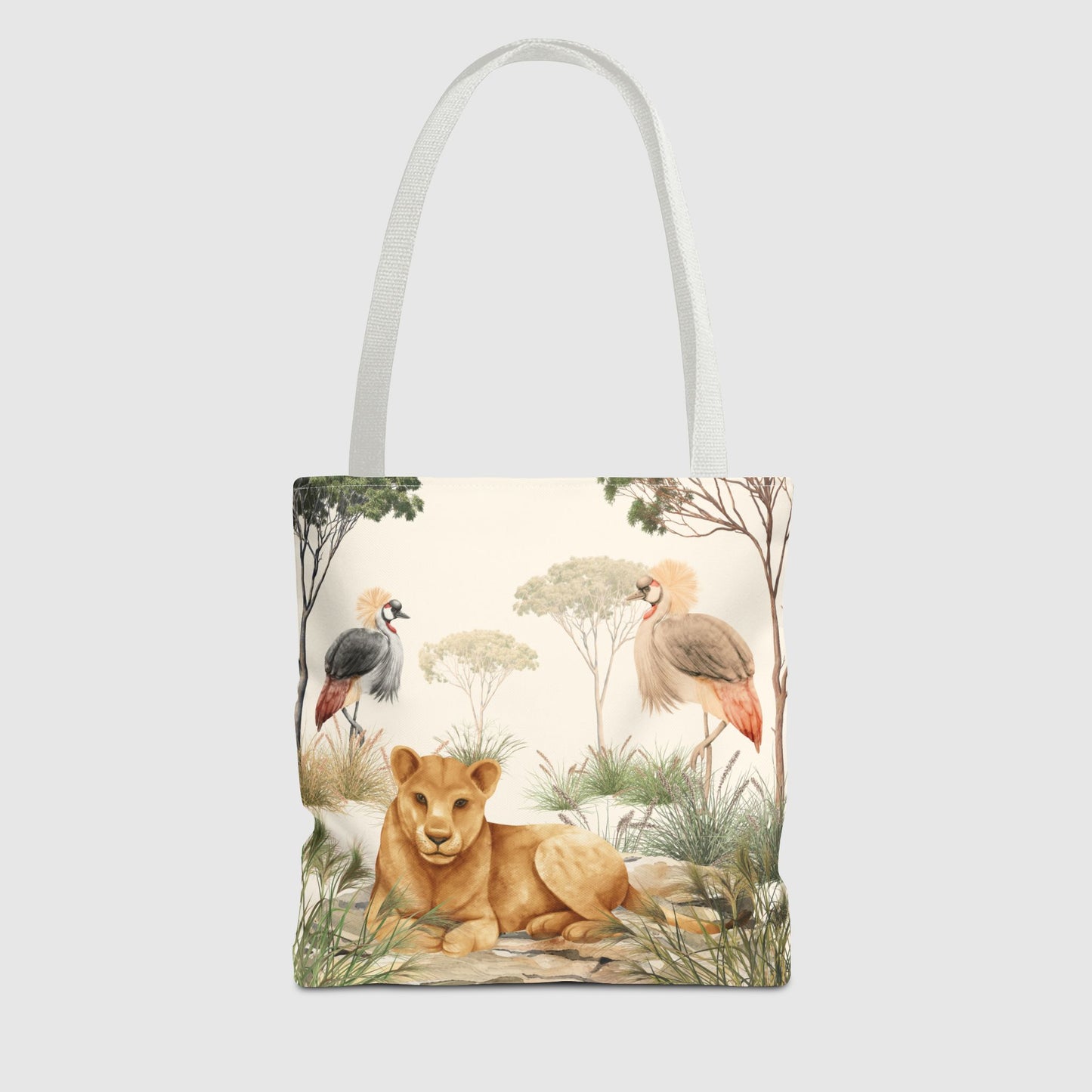 Lion & Cranes