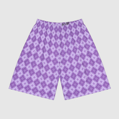 Violet Matrix Shorts