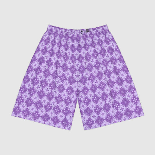 Violet Matrix Shorts
