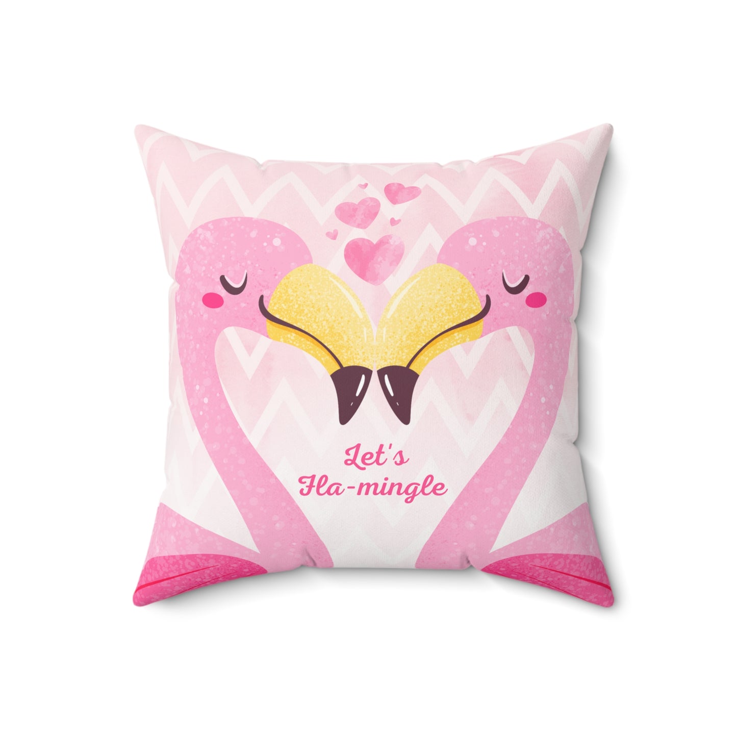Let's Fla-Mingle Valentine's Throw