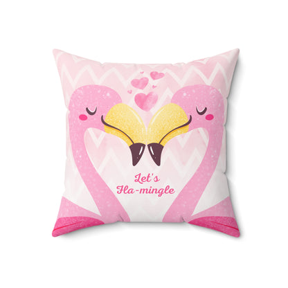 Let's Fla-Mingle Valentine's Throw