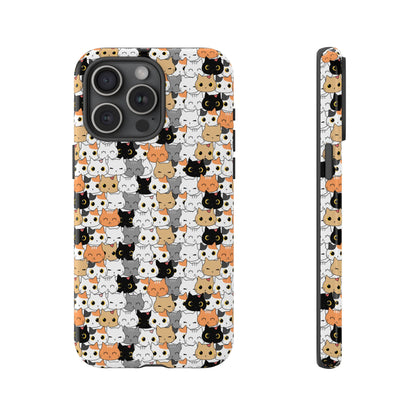 Kitty Crowd - Phone case