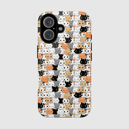 Kitty Crowd - Phone case