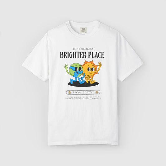 The world is a brighter place