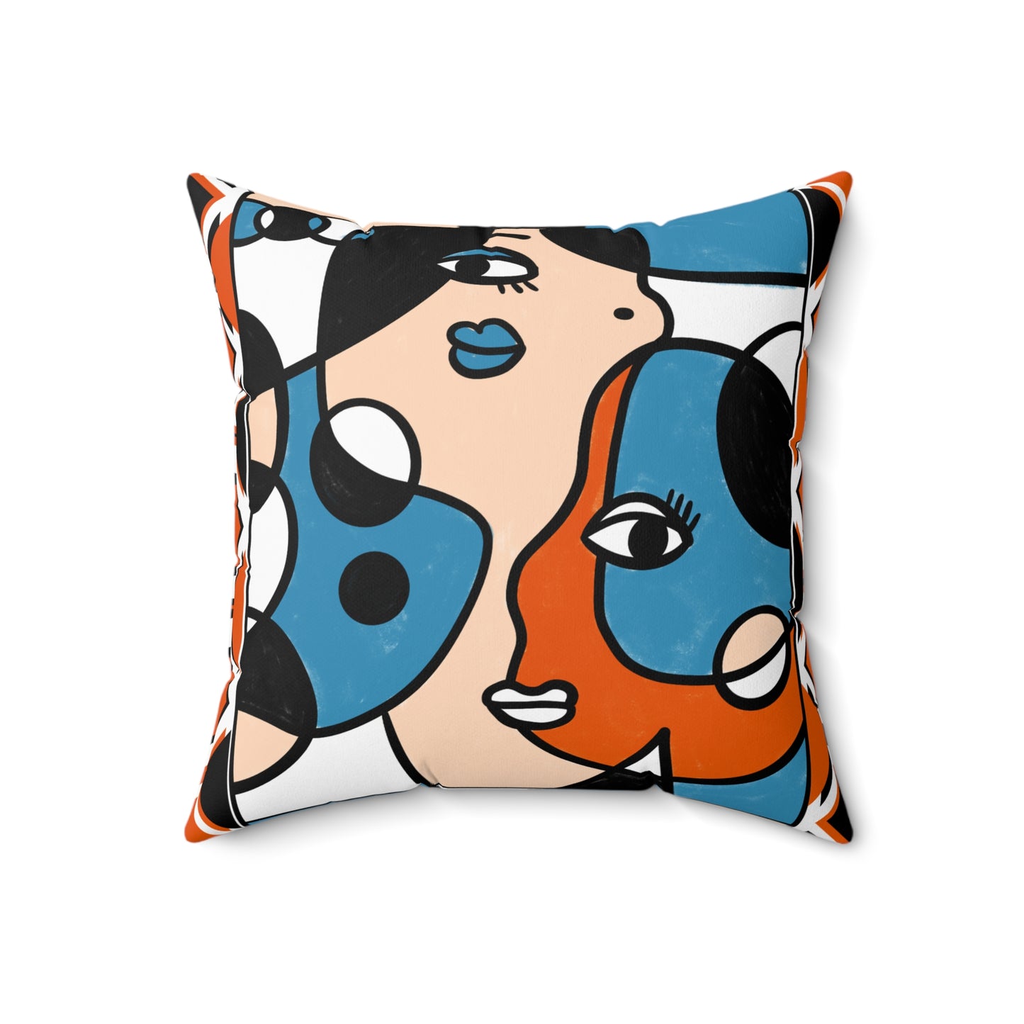 Faces of Fun Pillow