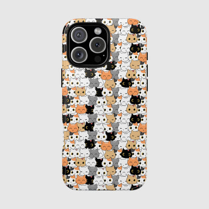 Kitty Crowd - Phone case