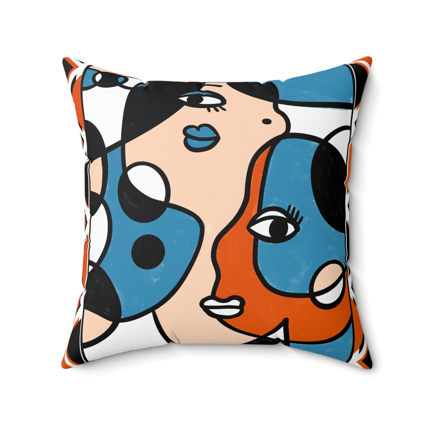 Faces of Fun Pillow