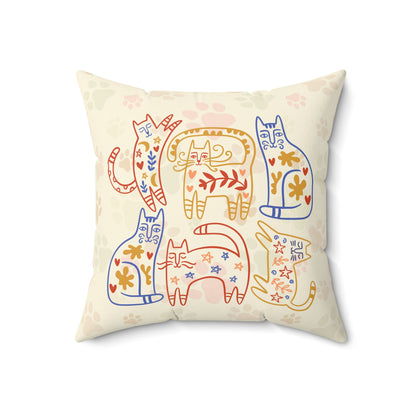 Whimsical Feline Flourish