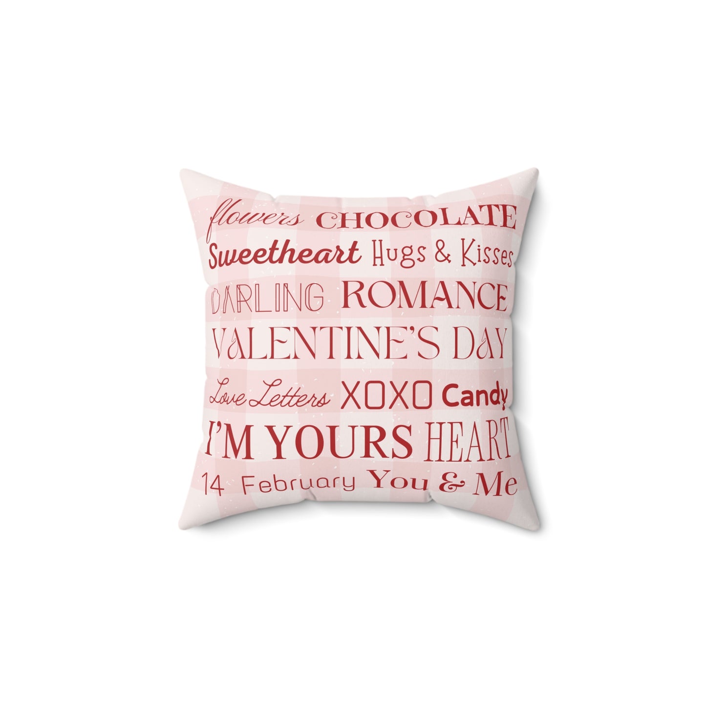 Valentine's Day Words Throw