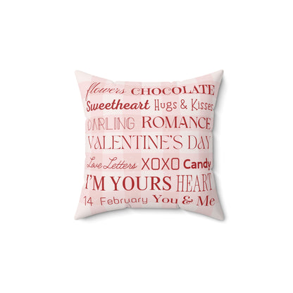 Valentine's Day Words Throw