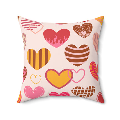Kitsch Hearts Throw