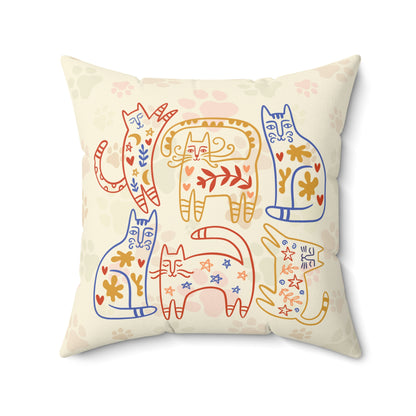 Whimsical Feline Flourish